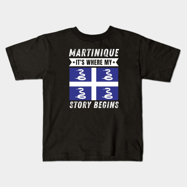 Martiniquais Kids T-Shirt by footballomatic